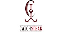 the logo for catch steak